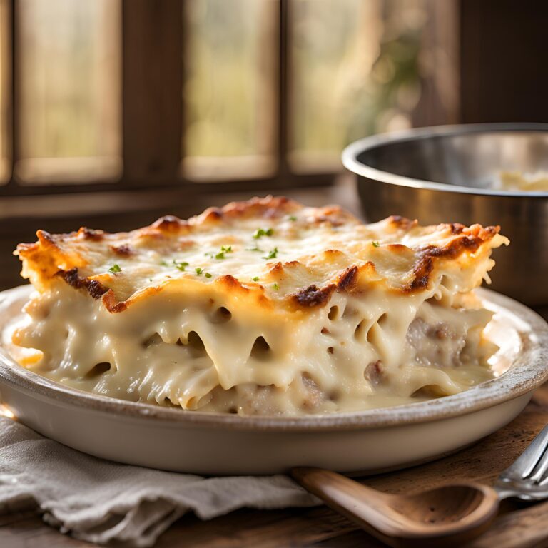 White Chicken Lasagna Recipe