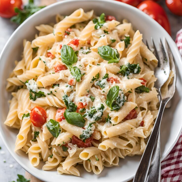 10-Minute Cream Cheese Pasta Recipe