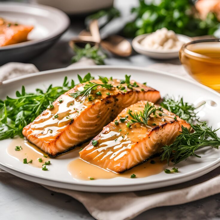 Air Fryer Honey Garlic Salmon Recipe