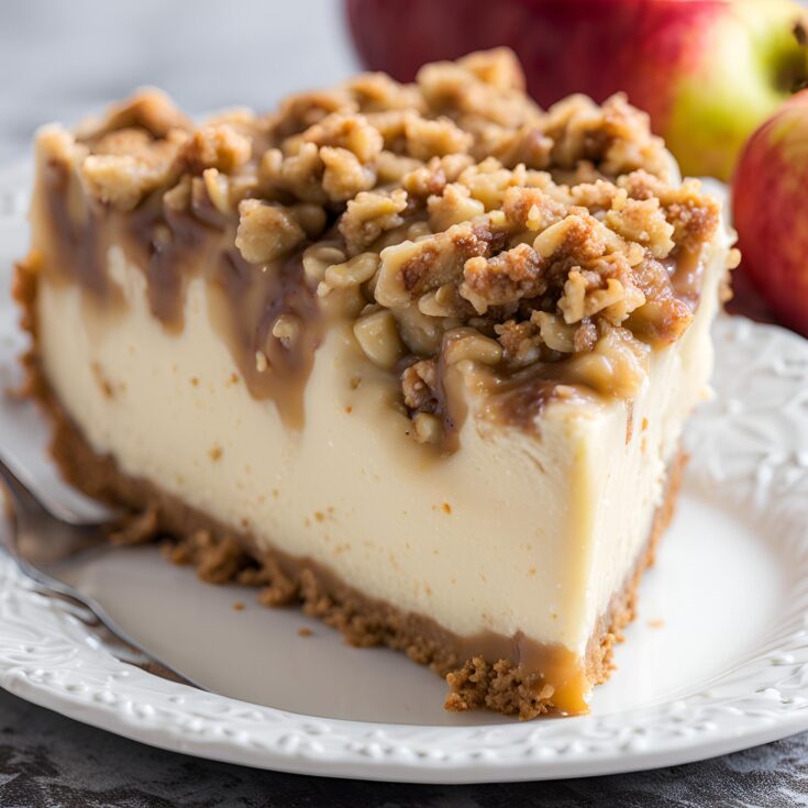 Apple Crisp Cheesecake Recipe