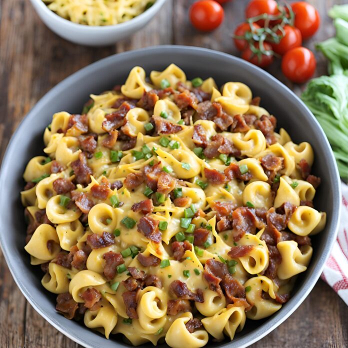 Bacon Cheeseburger Tortellini Recipe