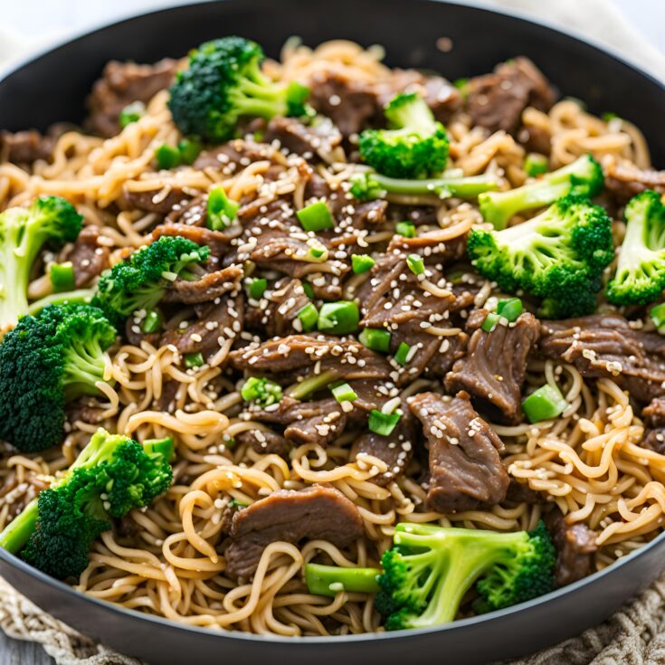 Beef and Broccoli Ramen Stir Fry Recipe