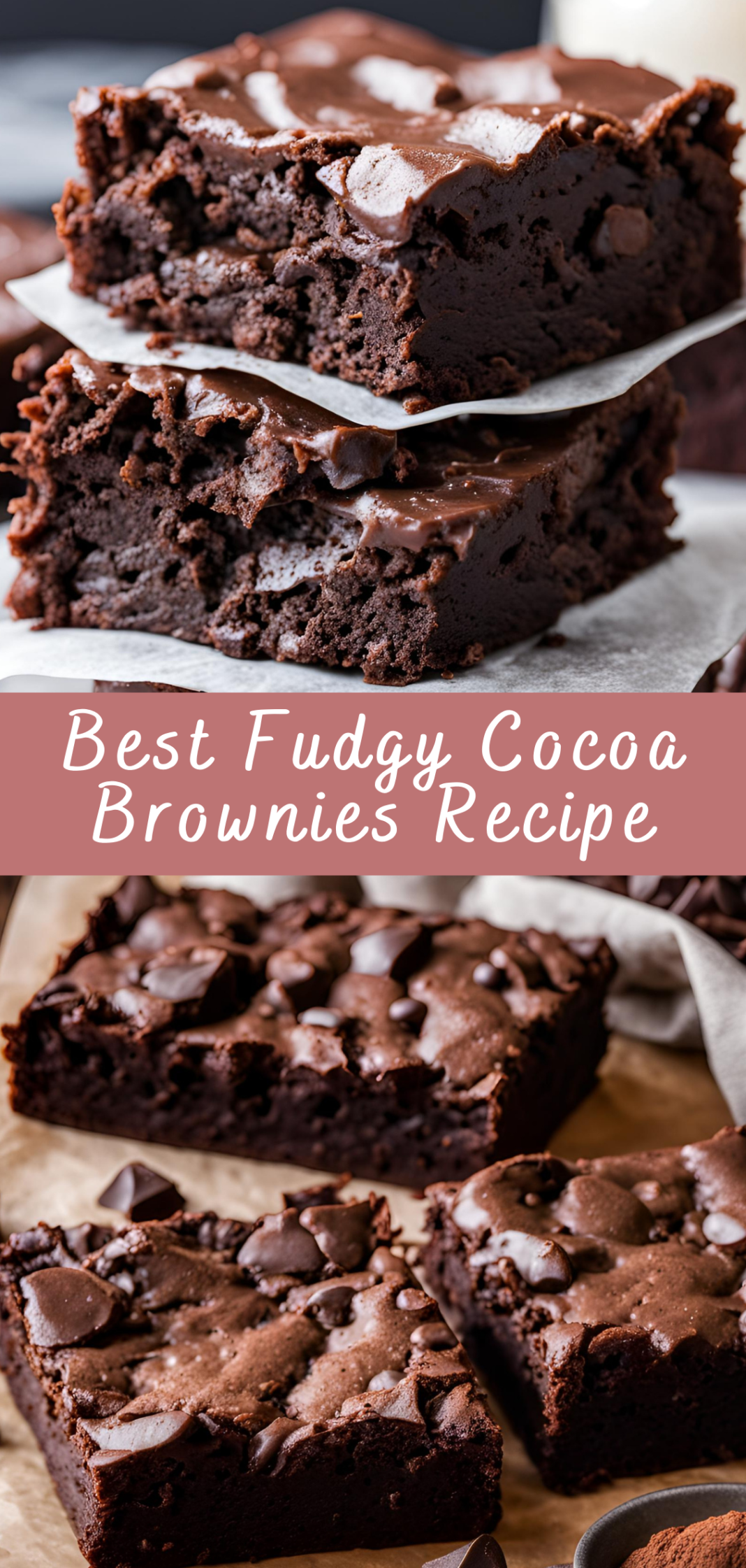 Best Fudgy Cocoa Brownies Recipe Cheff Recipes