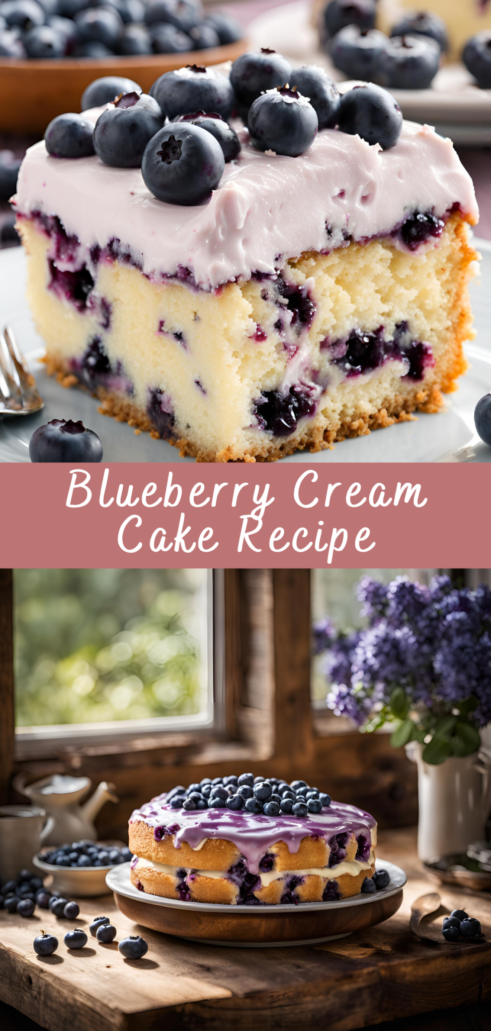 Blueberry Cream Cake Recipe Cheff Recipes