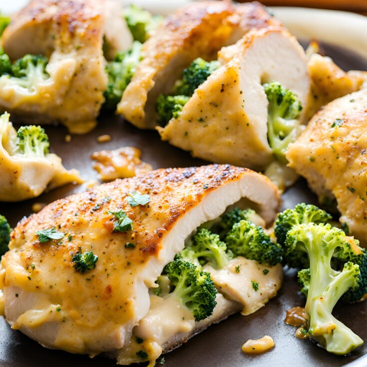 Broccoli Cheese Stuffed Chicken Breast Recipe