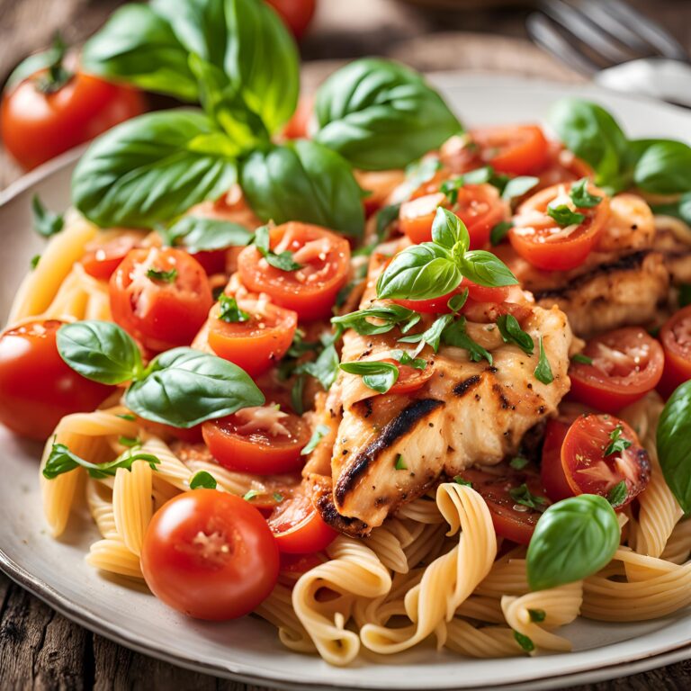 Bruschetta Chicken Pasta Recipe