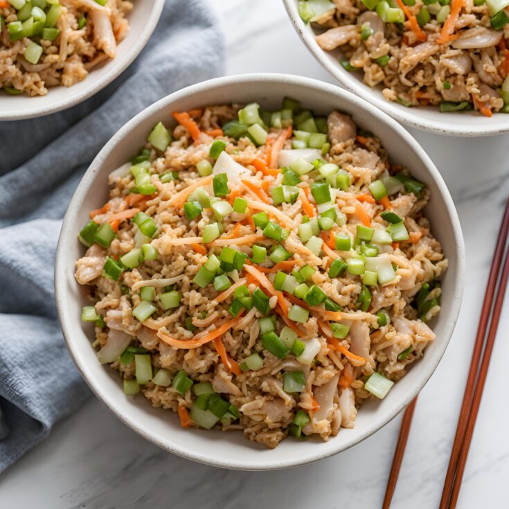 Chicken Egg Roll Bowls Recipe