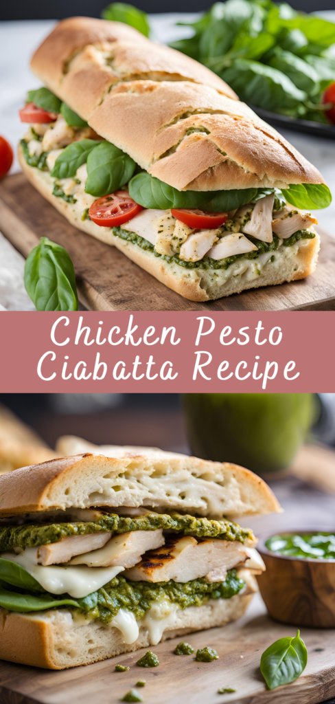 Chicken Pesto Ciabatta Recipe | Cheff Recipes