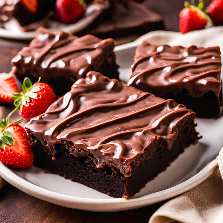 Chocolate Covered Strawberry Brownies Recipe