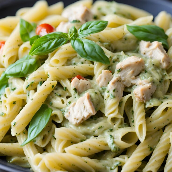 Creamy Chicken Pesto Pasta Recipe