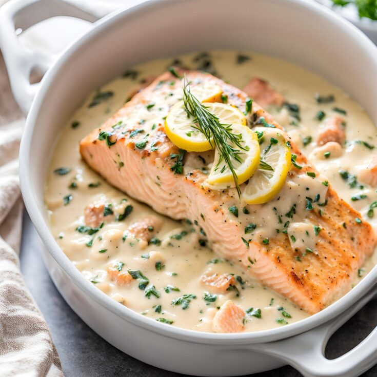 Creamy Garlic Butter Salmon Recipe