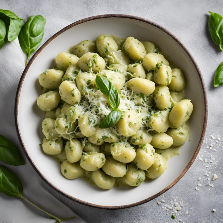 Creamy Pesto Gnocchi Recipe