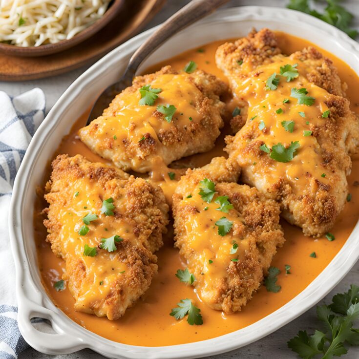 Crispy Cheddar Chicken Recipe