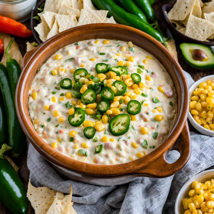 Crockpot Jalapeño Corn Dip Recipe