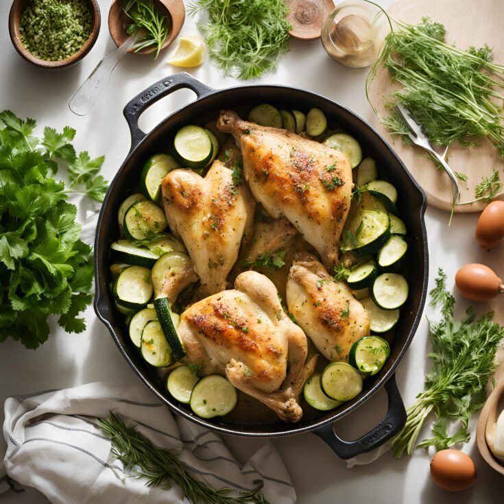 Easy Baked Chicken and Zucchini Recipe