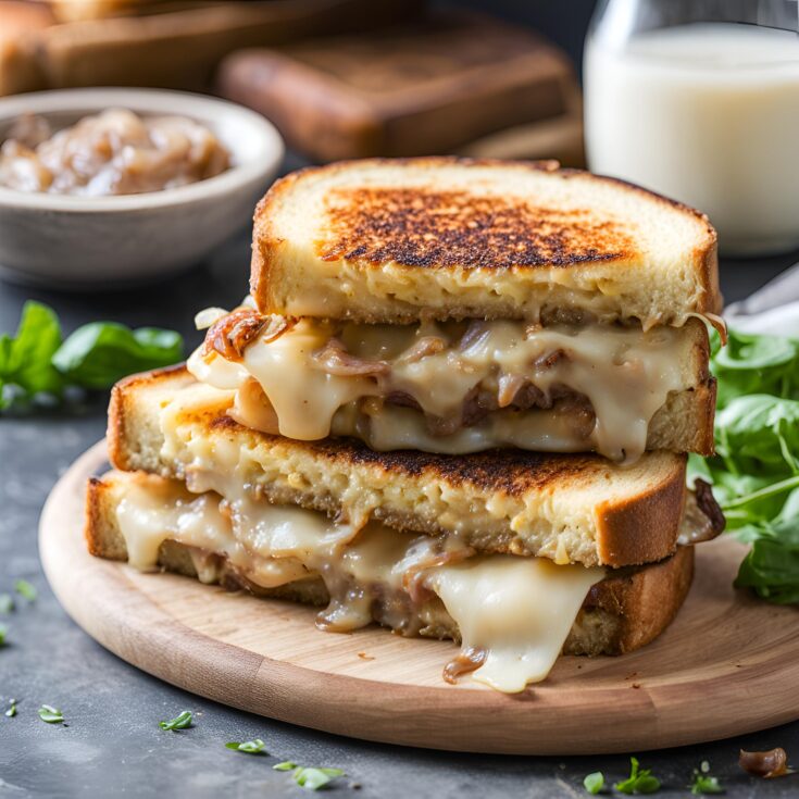 French Onion Grilled Cheese Sandwich Recipe