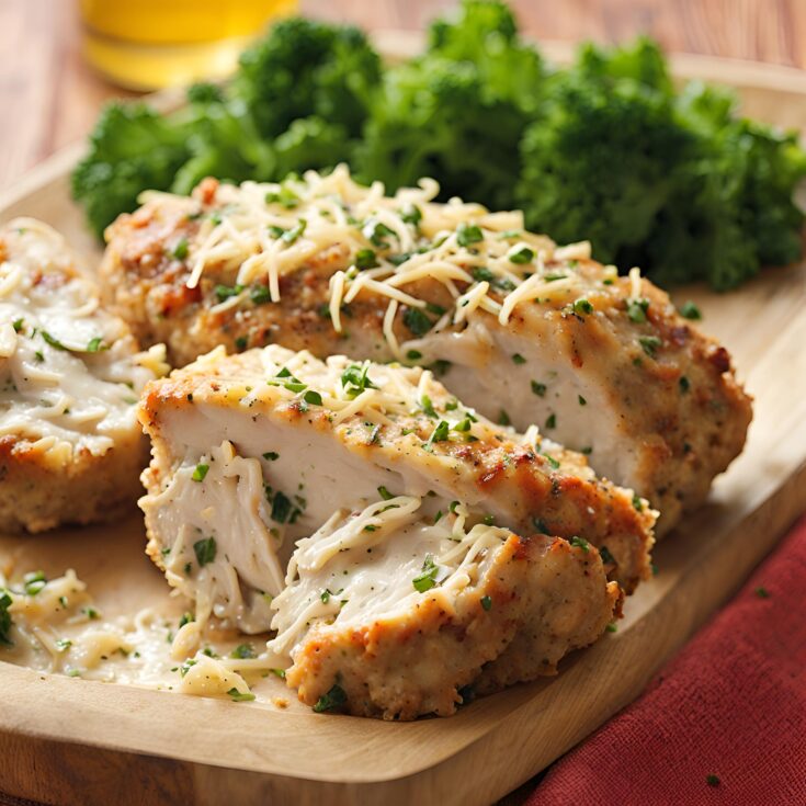 Garlic Parmesan Chicken Meatloaves Recipe