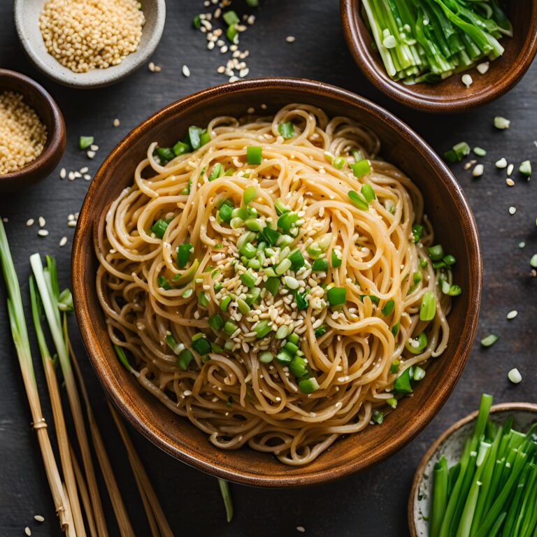 Garlic Sesame Noodles Recipe