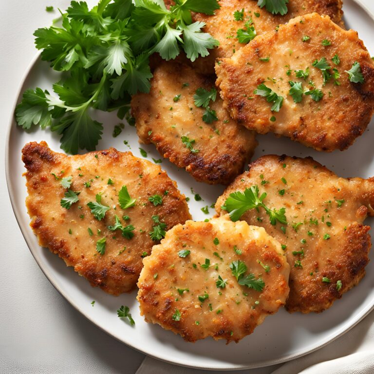 Healthy Crispy Baked Chicken Cutlets Recipe