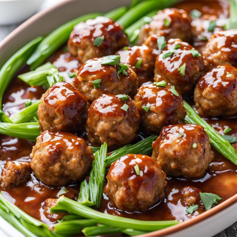 Honey Garlic Turkey Meatballs Recipe