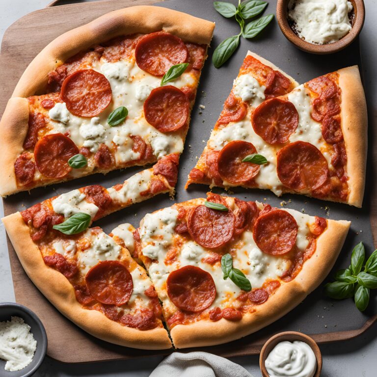 Hot Honey Pepperoni Ricotta Pizza Recipe