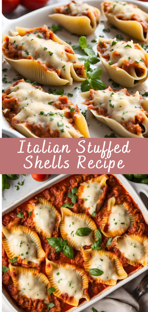 Italian Stuffed Shells Recipe | Cheff Recipes