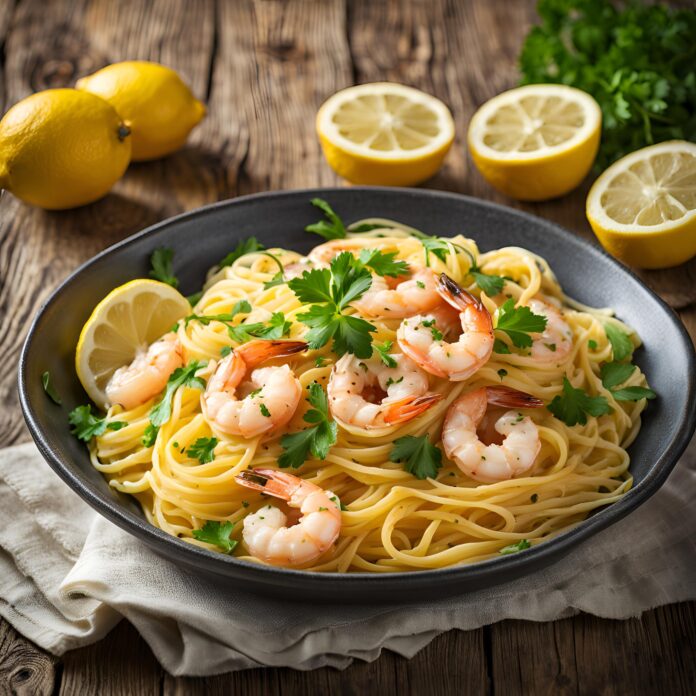 Lemon Shrimp Pasta Recipe