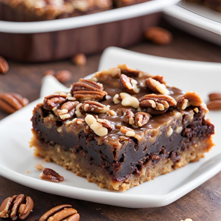 Maple Pecan Brownie Bars Recipe