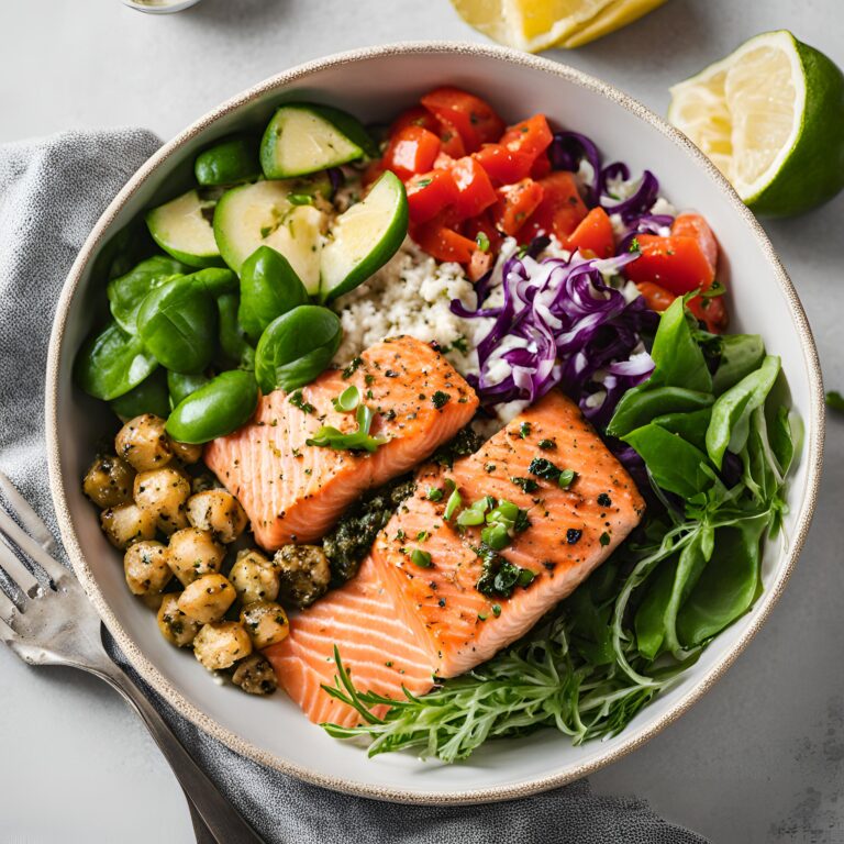 Mediterranean Salmon Bowl Recipe