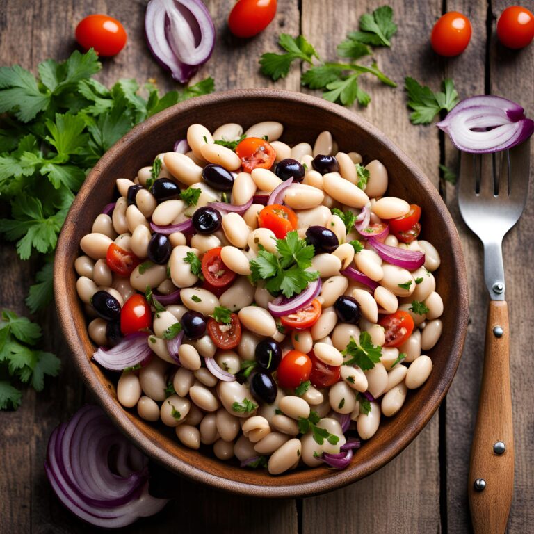 Mediterranean White Bean Salad Recipe