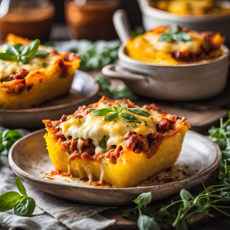 Mini Spaghetti Squash Lasagnas Recipe