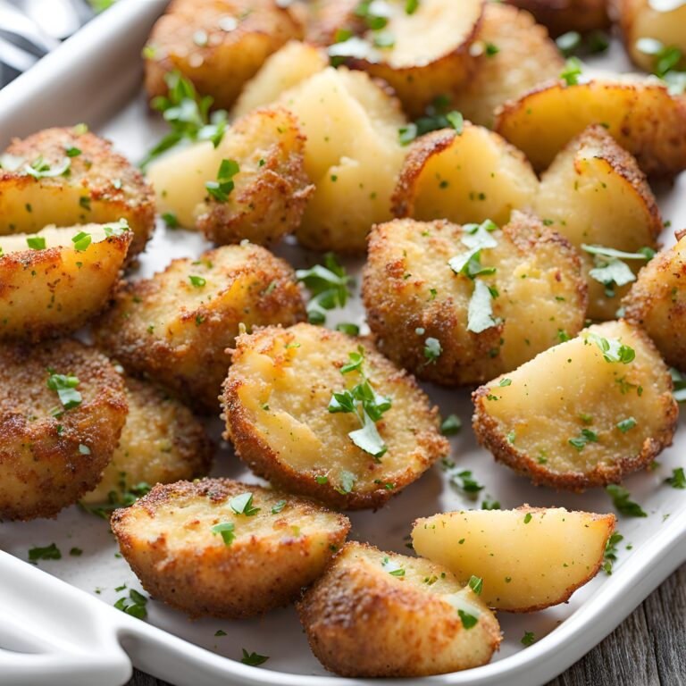 Parmesan Crusted Potatoes Recipe