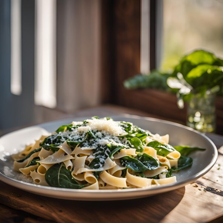 Pasta with Spinach Recipe