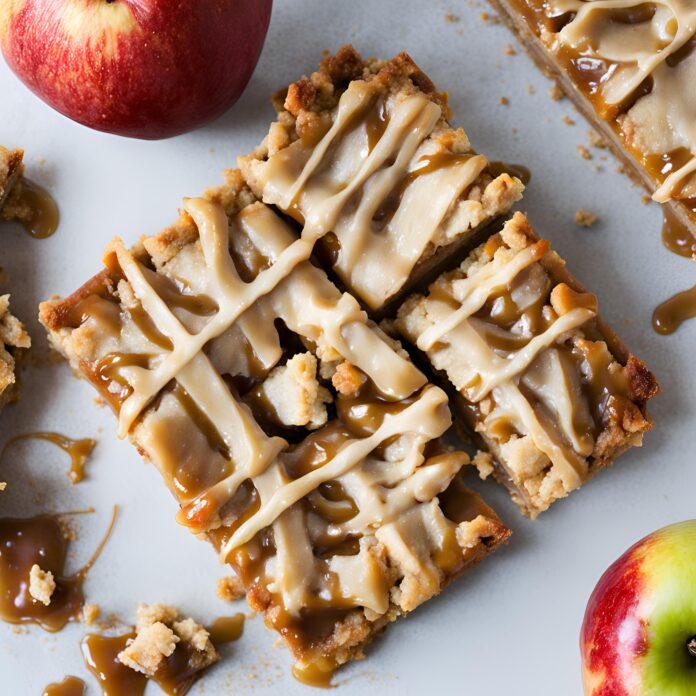 Salted Caramel Apple Pie Bars Recipe