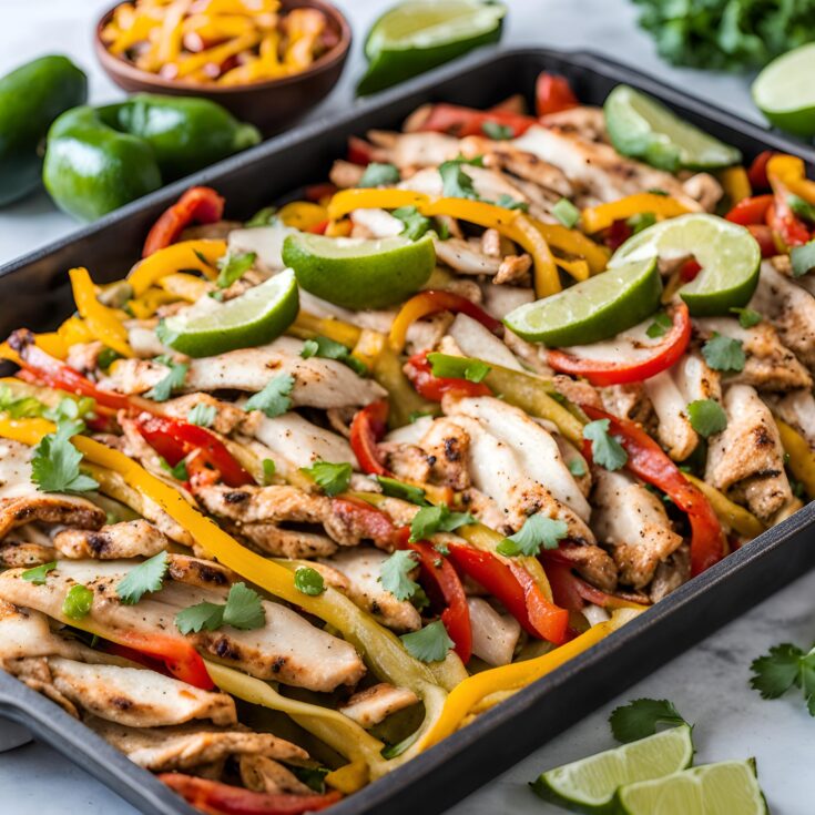 Sheet Pan Chicken Fajitas Recipe