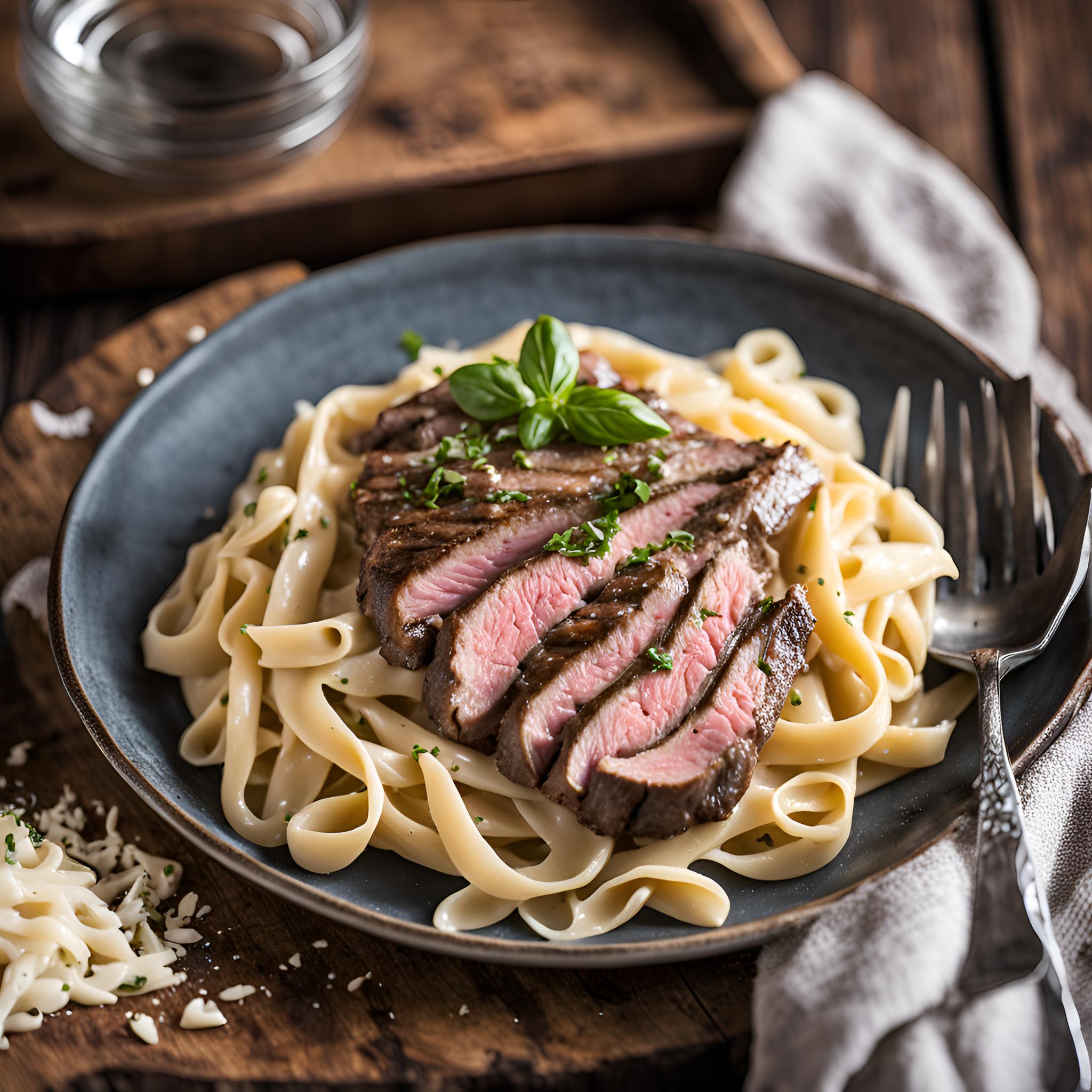 Steak Alfredo Recipe | Cheff Recipes