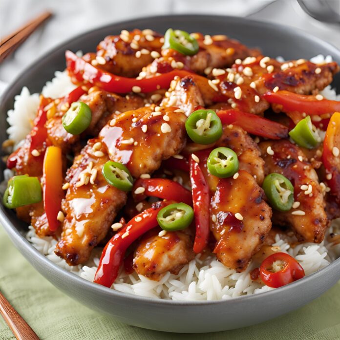 Sweet and Spicy Honey Pepper Chicken Recipe