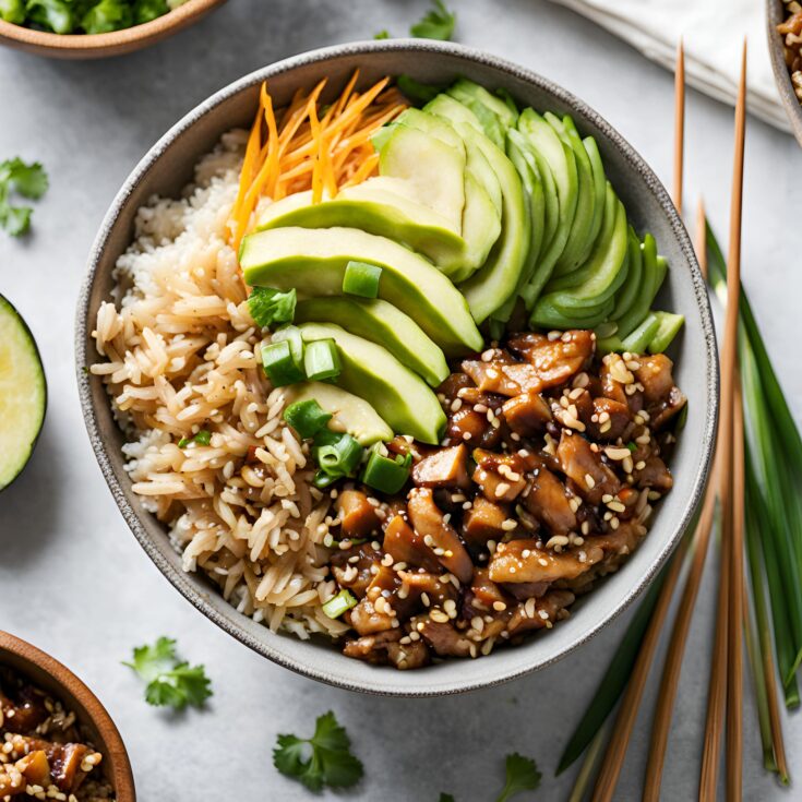 Teriyaki Turkey Rice Bowls Recipe