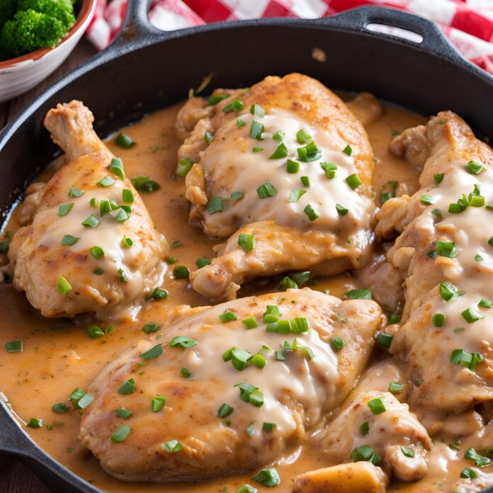 Texas Roadhouse Smothered Chicken Copycat Recipe