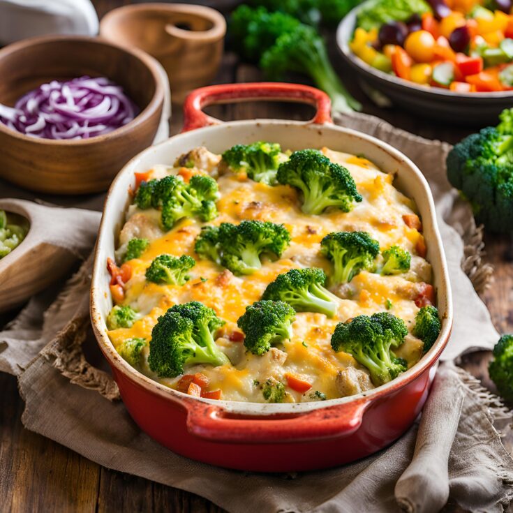 Baked Potato Chicken and Broccoli Casserole Recipe