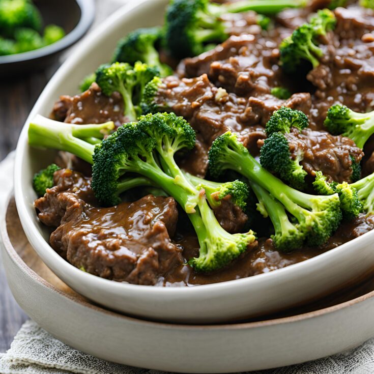 Beef and Broccoli with Homemade Sauce Recipe