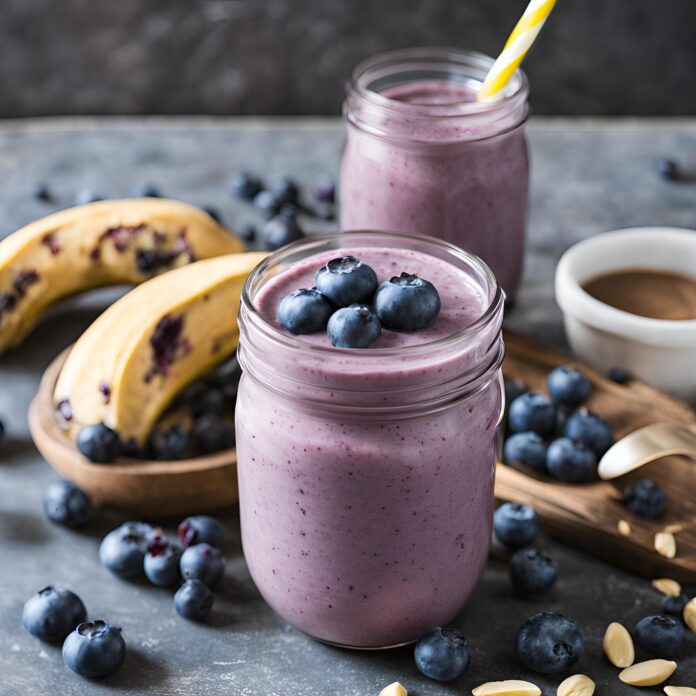 Blueberry Peanut Butter Smoothie Recipe