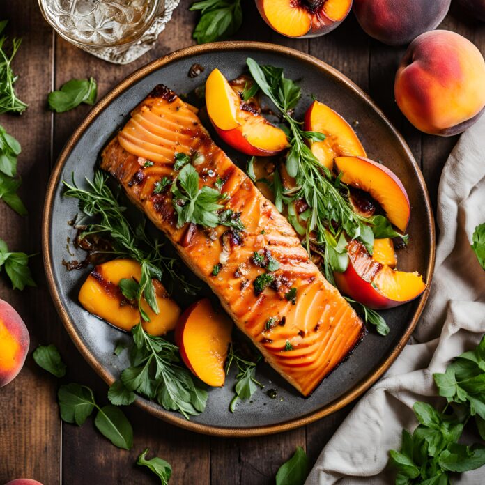 Bourbon Peach Salmon Recipe