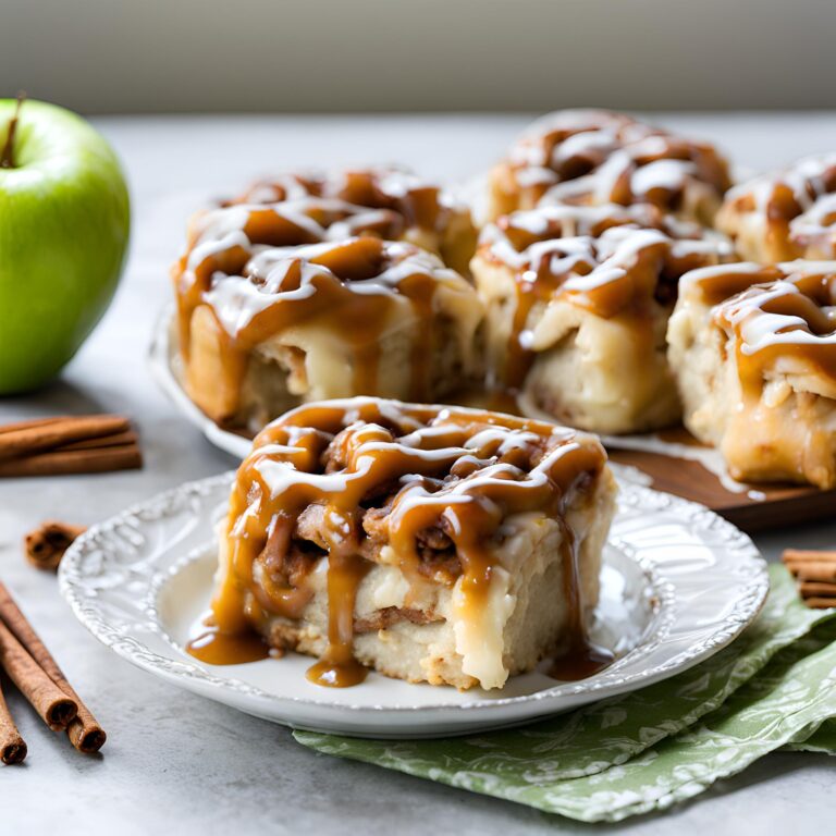 Caramel Apple Cinnamon Rolls Recipe