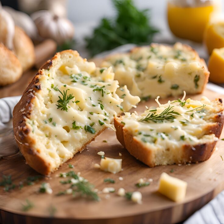 Cheesy Garlic Bread Recipe