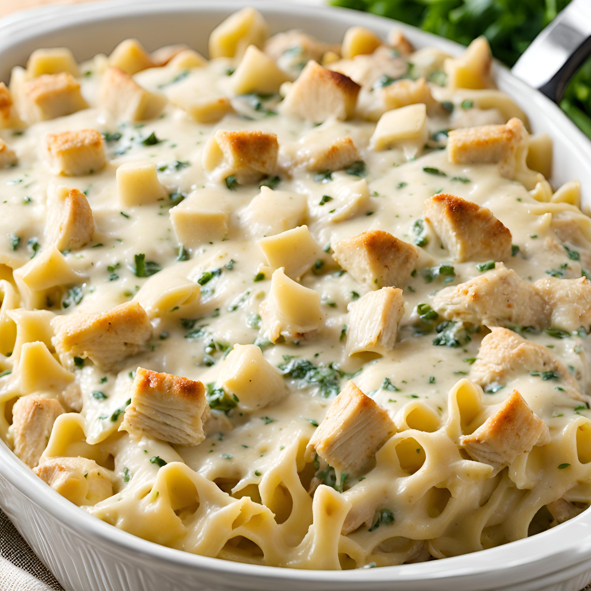 Chicken Alfredo Casserole Recipe | Cheff Recipes