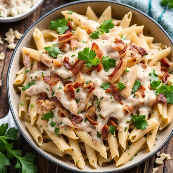 Chicken Bacon Ranch Pasta Recipe