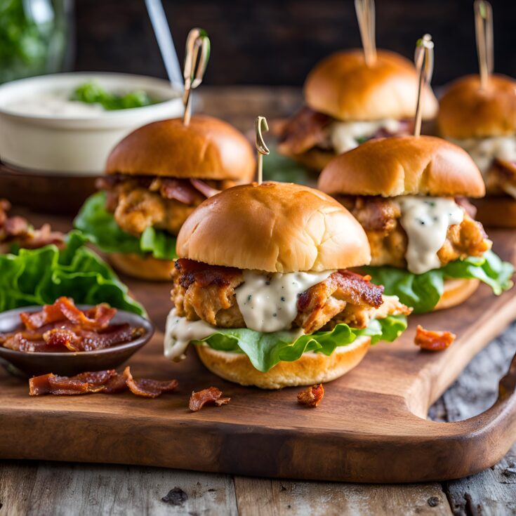 Chicken Bacon Ranch Sliders Recipe