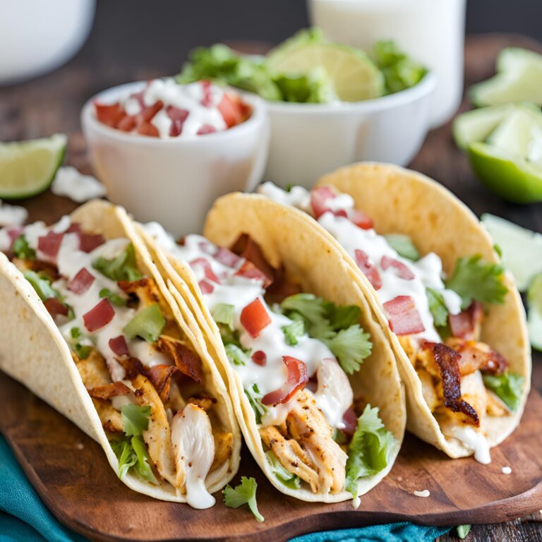 Chicken Bacon Ranch Tacos Recipe