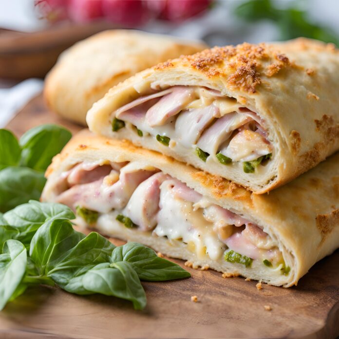 Chicken Cordon Bleu Stromboli Recipe